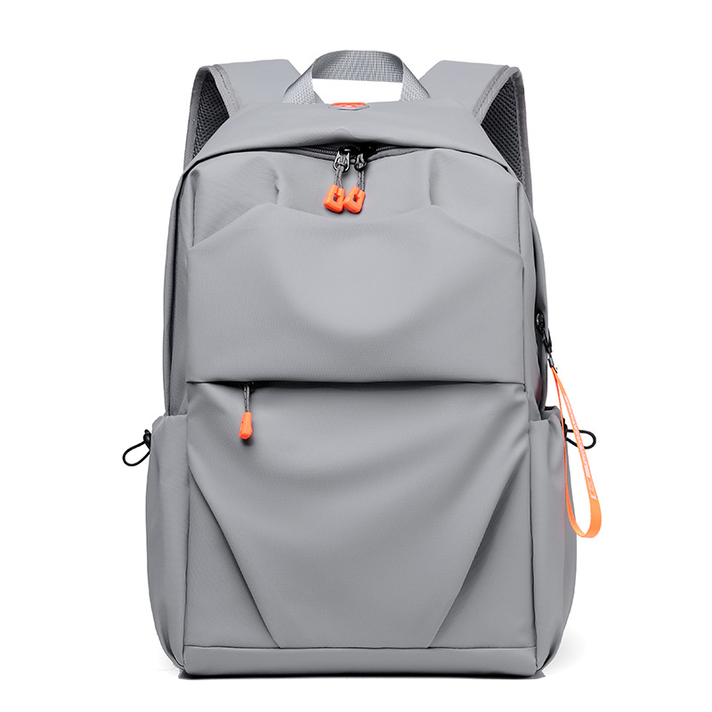 Cross-Border Backpack Men's Simple Casual Backpack Business Commute Waterproof Trend Computer Backpack Logo
