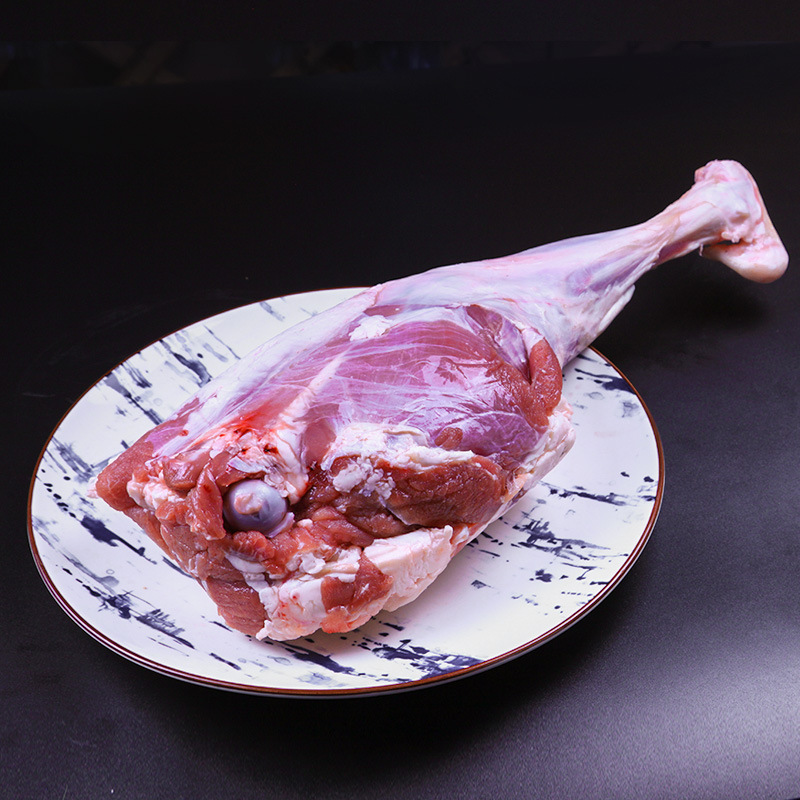 内蒙古新鲜羔羊后腿羊肉羊骨羊腿现杀生羊肉羊后腿肥羊肉3.5斤装