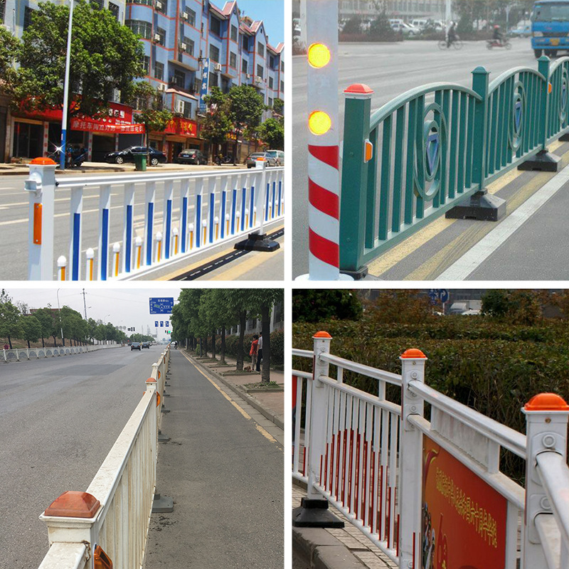 厂家直供100120太阳能柱帽灯围挡护栏太阳能警示灯道路交通频闪