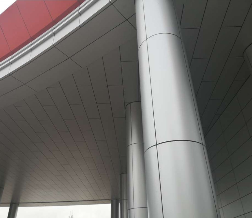 4mm 建筑内外墙装饰氟碳铝塑板门头造型包柱镂空雕花铝复合板