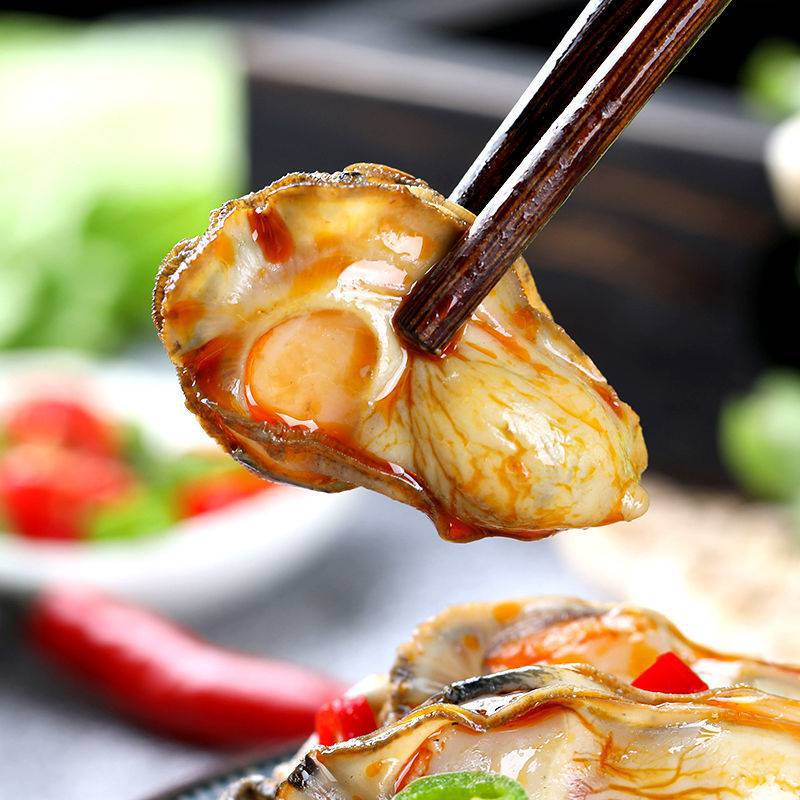 包邮香辣蒜蓉生蚝海鲜熟食网红零食罐装即食生蚝肉麻辣海蛎罐头组