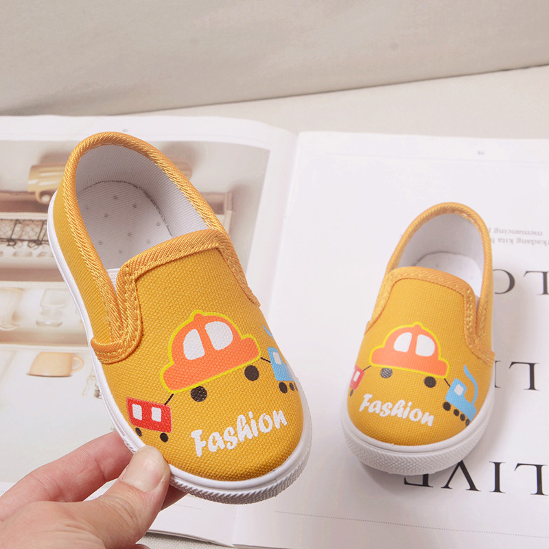 春秋儿童帆布鞋宝宝布鞋小童板鞋男童女童幼儿园室内