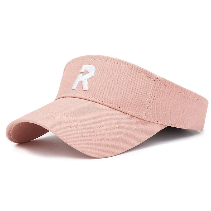 2022 Summer New Topless Hat Female Online Influencer Simple R Letter No Top Peaked Cap Men's and Women's Korean-Style Face-Looking Small