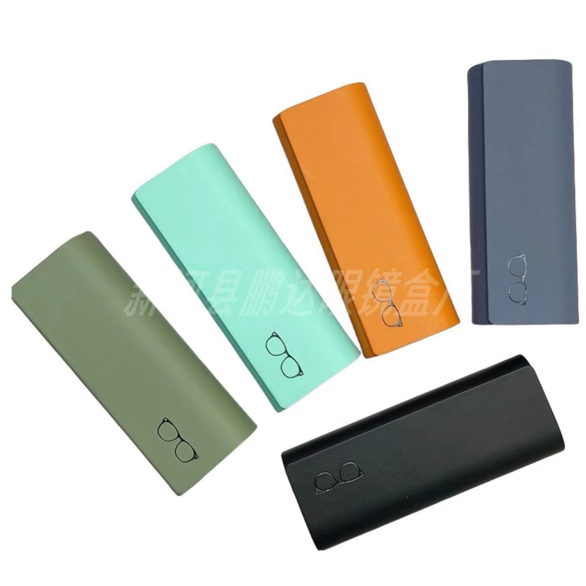 批发复古新款近视眼镜盒小清新高档学生男女便携抗压 可印logo