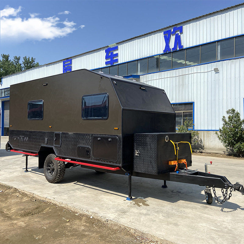 自驾户外越野露营可移动度假牵引式拖挂房车越野拖挂车旅居拖挂车