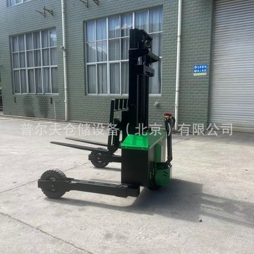 普尔夫山地越野崎岖路面大轮胎电动自体堆高车自提登高车随车叉车