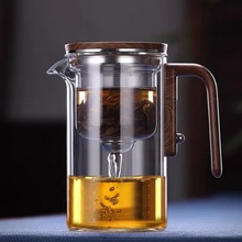 泡茶壶茶水分离飘逸杯全玻璃耐热过滤冲茶神器功夫茶具磁吸泡茶杯