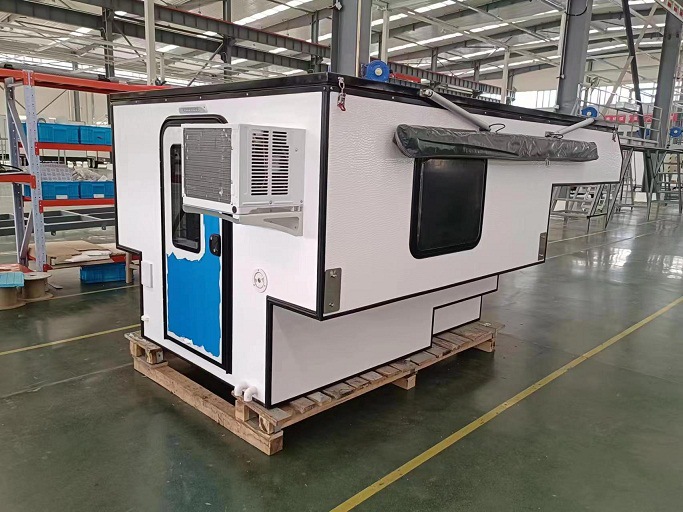 皮卡背驮房箱露台皮卡背驮式房箱驮背升顶改装房车后备货箱可拆卸