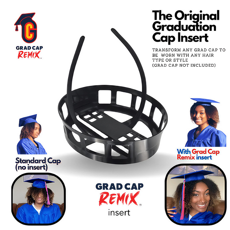 跨境爆款新品Grad Cap Remix毕业季保护你的学士帽和发型的发箍