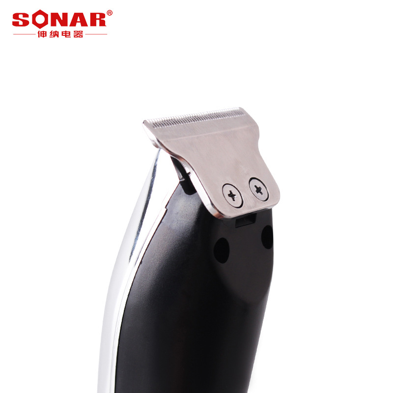 Sonarled Display Screen LCD Oil Head Push Mini Palm Electric Hair Clipper Salon Styling Hair Scissors Hair Clipper