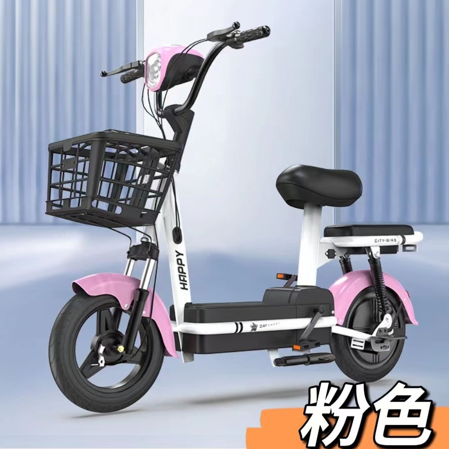 新国标电动车新款两轮电动自行车成人小型电瓶车48v双人代步车