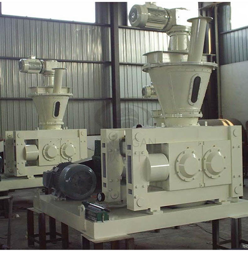 质优复合肥粉末对辊造粒机硝铵挤压造粒机干法辊压制粒机