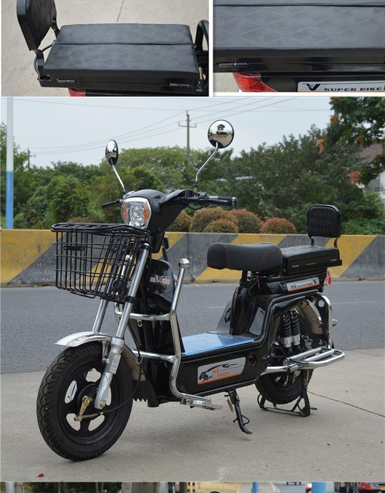 新款送外卖载重王电动自行车大力神载货60v72v小巧载人送货电瓶车