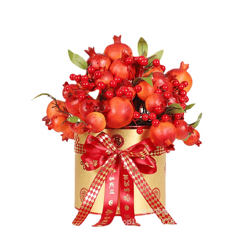 Chinese New Year Decoration Pendant New Year Artificial Flower New Year Decoration Fortune Fruit Hollyberry Housewarming New Home Decoration