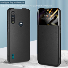 适用于Moto E6S手机壳插卡翻盖支架皮套智能休眠七款颜色一件批发