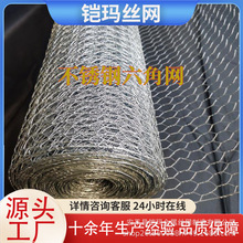 厂家供应高速护坡绿化钢丝网 六角机编网 镀锌钢丝网