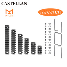 MLOK配件M-LOK皮轨MLOK3 5 7 9 11 13槽导轨可搭配