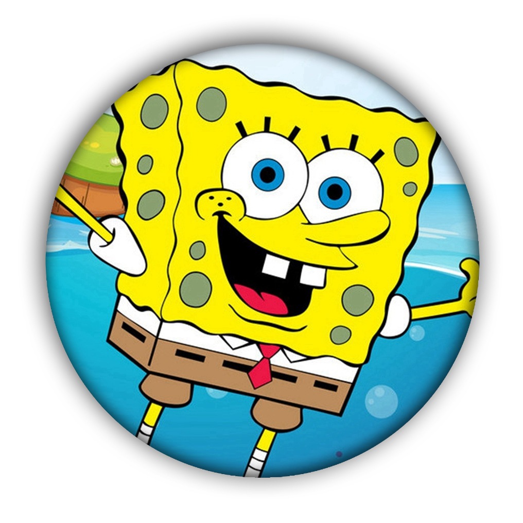 7成交0个动漫周边 跨境货源 海绵宝宝 徽章镜子 礼品收藏 漫展18-34