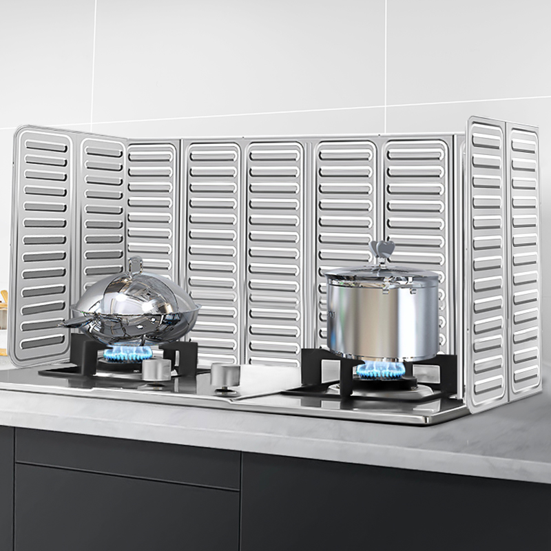 61n5片装厨房燃气灶挡油板炉灶围罩家用炒菜防溅油喷油灶台隔油挡