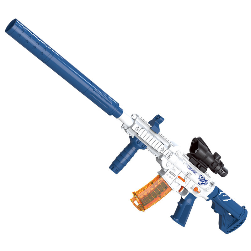 Cross-Border Toy Gun AMT Continuous Soft Bullet Gun M2 Large Pineapple Pull Bolt Type Elastic Chain Sniper M416 Wholesale
