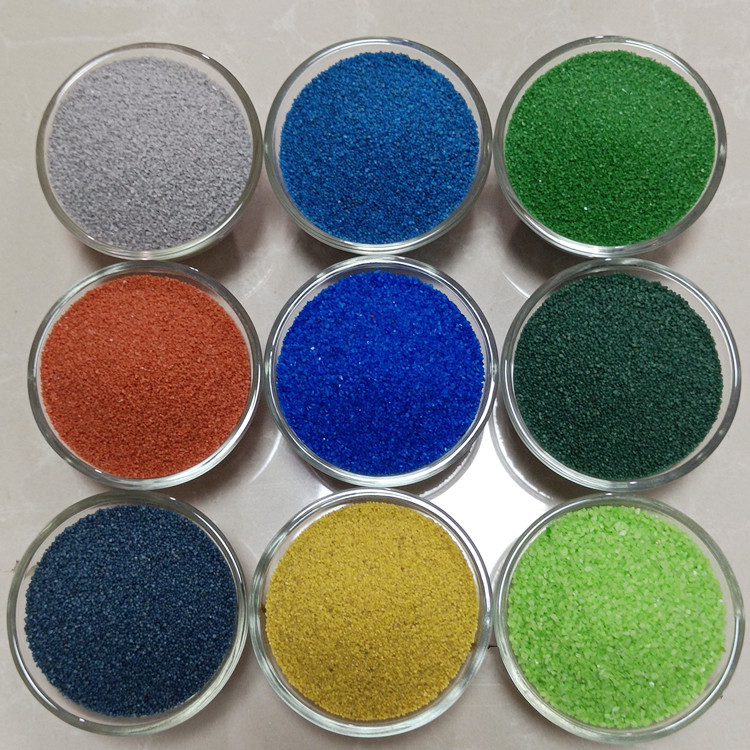 供应烧结彩砂 儿童沙画娱乐砂 景区园艺造景彩色沙子