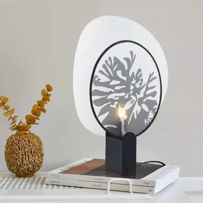 后现代简约客厅亚克力台灯创意设计师卧室酒店别墅展示装饰灯具