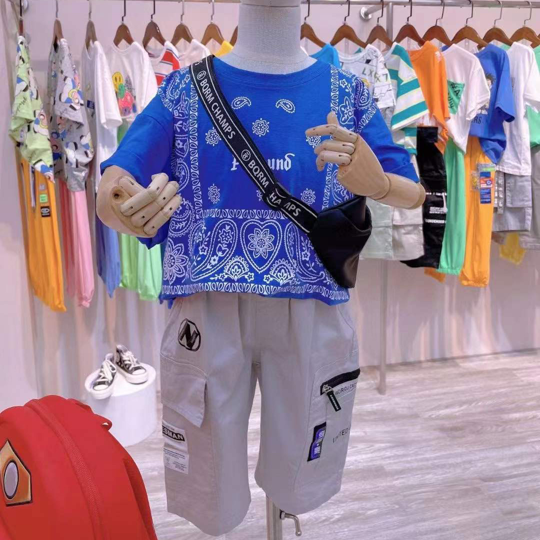 品牌童装折扣尾货夏季古力家 马拉丁中大童装批发地摊直播拿货