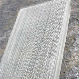 加 工定 制夹丝玻璃 隔断透光夹绢玻璃 淋浴房玻璃广州晶匠定 做