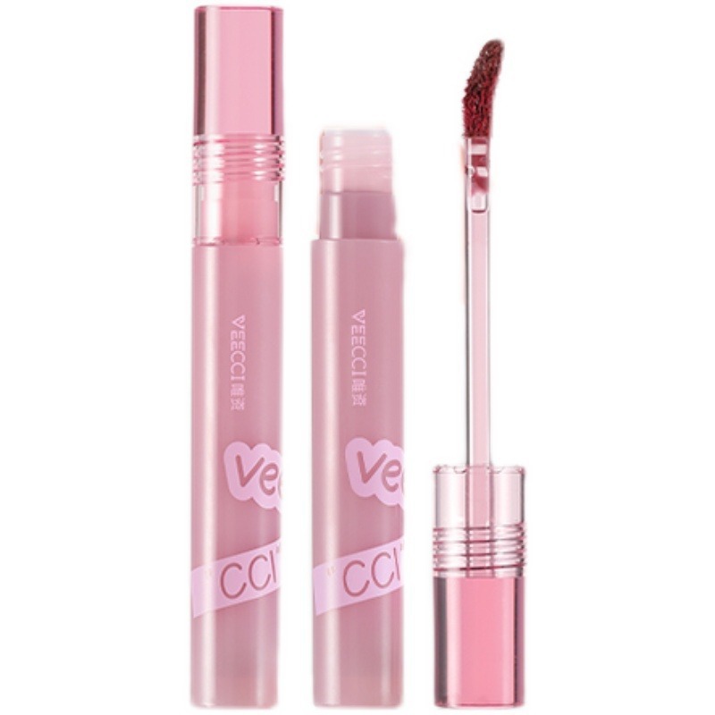 Veecci VEECCI Honey Light Ice Permeable Lip Lacquer Lip Gloss and Lip Gloss Lipstick Student Cheap Niche Famous Brand Authentic