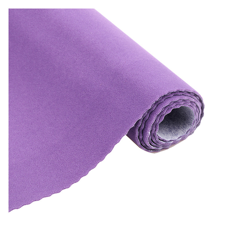 Purple Prompt Goods Spunlace Bottom Plush Health Care Box Flocking Cloth Jewelry Box Lining Adhesive Slitting