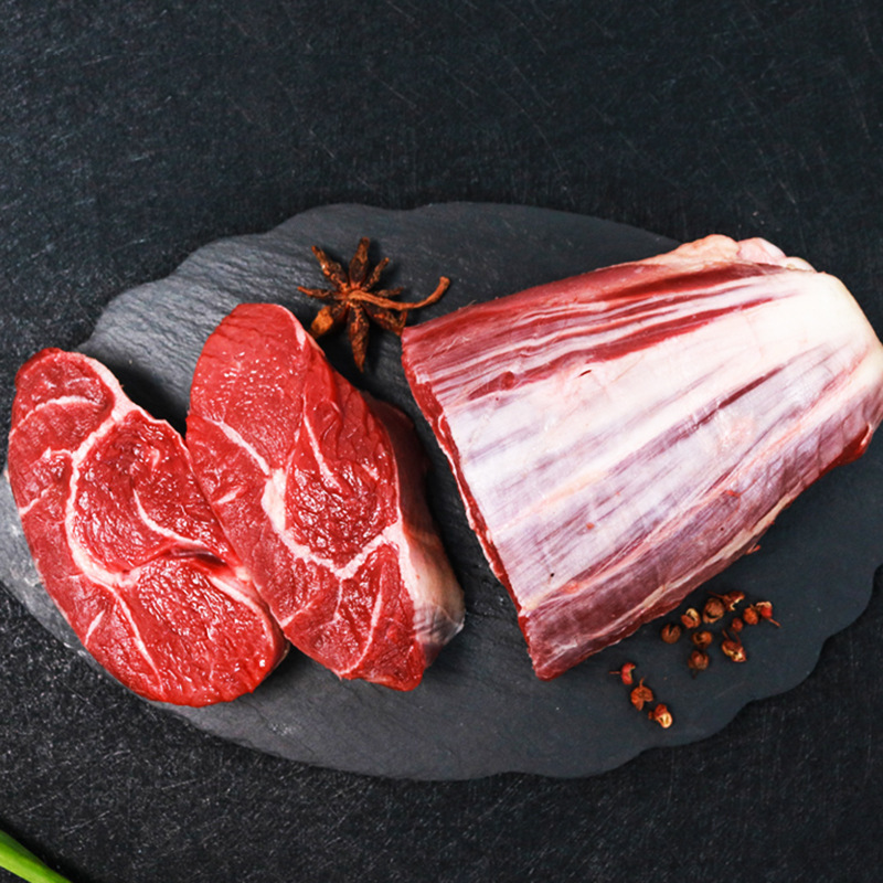 内蒙新鲜现杀冷冻牛腱子肉生牛肉烧烤火锅餐饮酒店生鲜食材批发