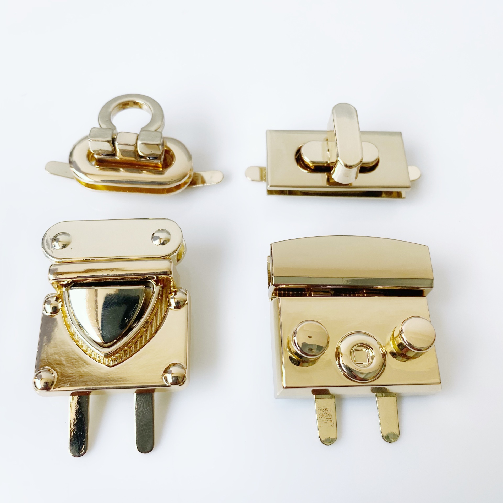 包包五金箱包五金配件金属锁扣包包五金方锁 方形拧锁 锌合金锁扣