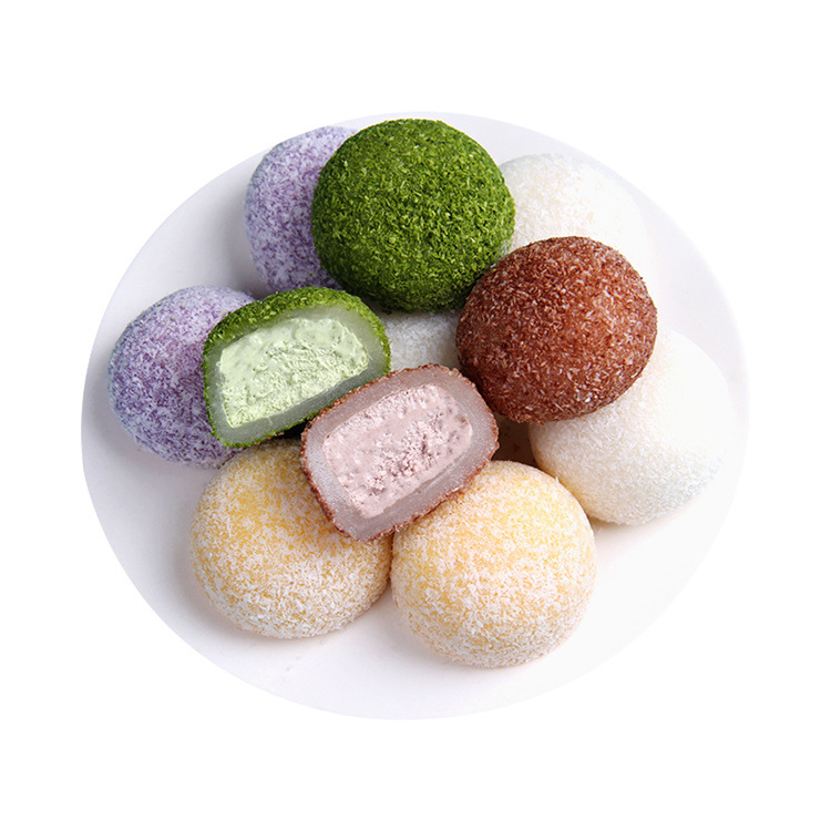 日式洋风椰蓉大福 冷冻慕斯甜品 6种口味雪米糍 麻薯冰淇淋20只装