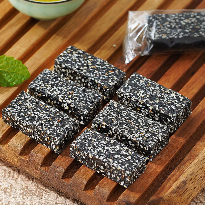 黑芝麻糕咸甜味手工软糖软糕潮汕特产核桃营养糕孕妇月子零食批发