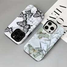 动漫卡通黑魔导女孩高级感ins风iphone14苹果15promax菲林手机壳全包