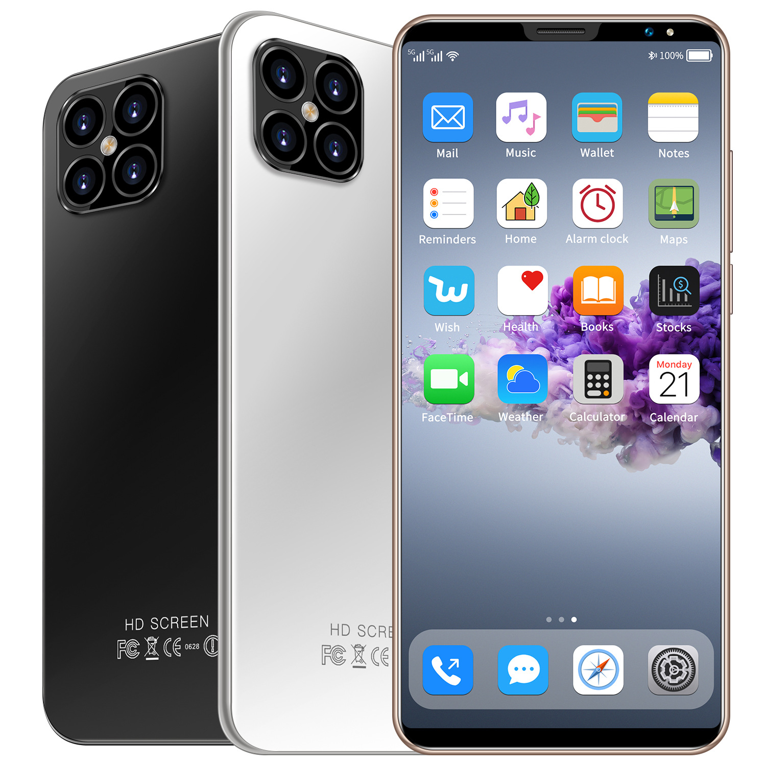 i12pro智能手机6.1寸联通安卓手机512 4跨境新款手机海外现货代发