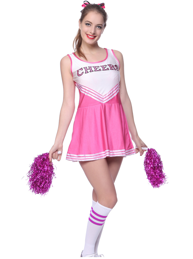 欧美外贸性感篮球足球宝贝女拉拉队服 团体表演女啦啦队服球服