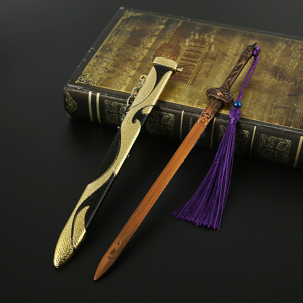 中国古代名剑汉剑带鞘武兵器模型新款剑中国古剑弹动版22cm6款