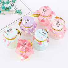 新款韩国休闲零食 粉色花朵牛皮纸星星糖许愿瓶创意儿童糖果批发