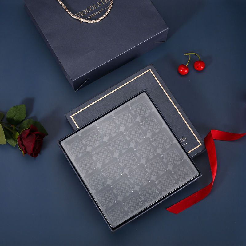 风欧式巧克力精装包装盒松露跨境巧克力礼盒16/25粒批发