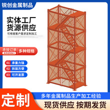 防护笼组合框架式梯笼 墩身防护梯笼 安全爬梯梯笼