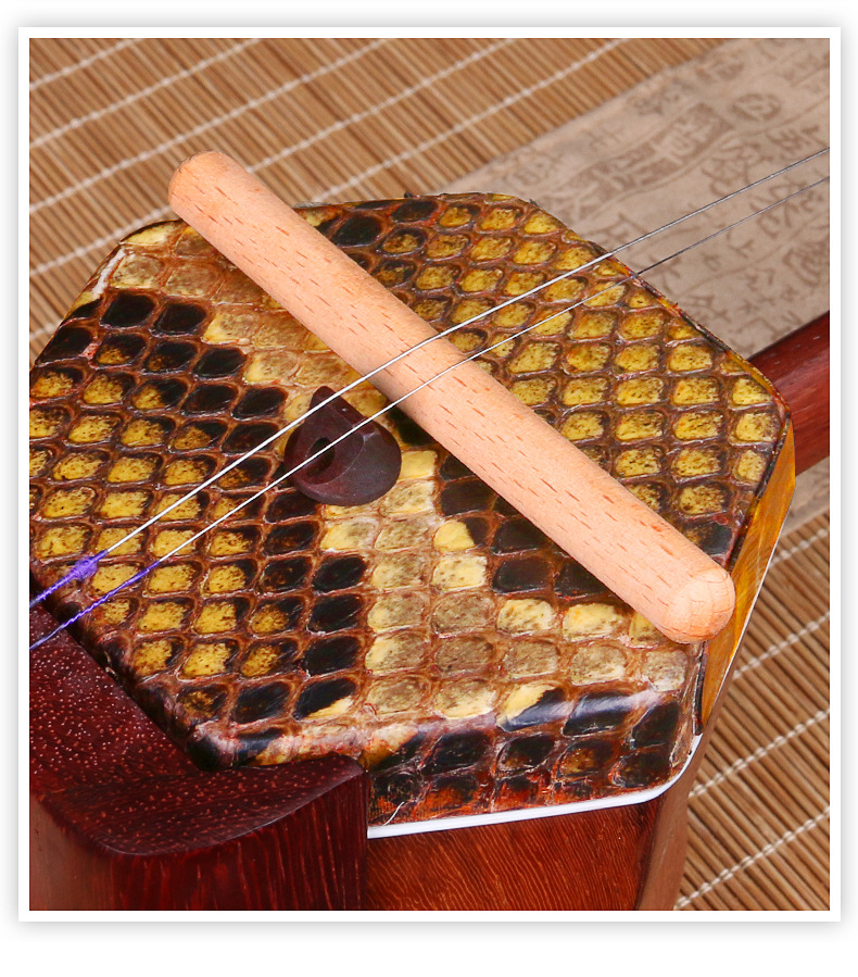 二胡护琴码 长款弱音消音器降低音量配件 给蟒皮蛇皮桥型蒙皮减压