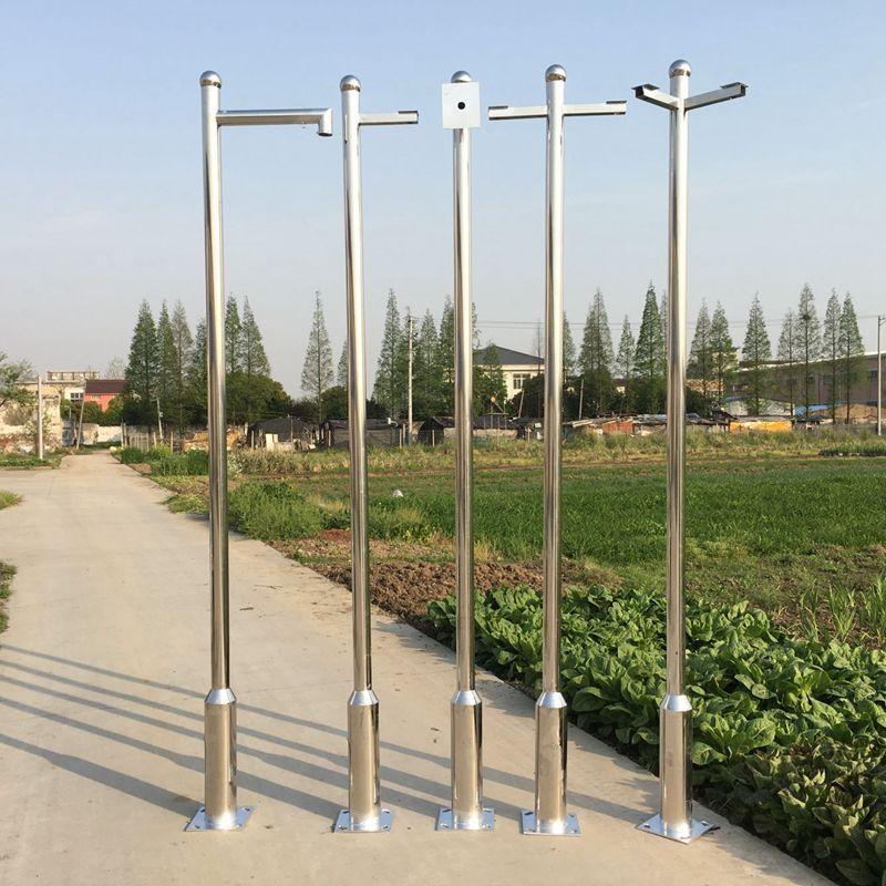 5米4米5米枪机球机监控杆小区室外不锈钢立杆