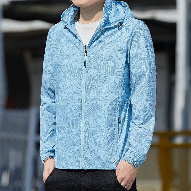 Summer New Lightweight Sun Protection Clothing Men's Couple Ice Silk Wind Shield Breathable Skin-Friendly Loose UV-Proof Jacket