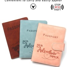 磁吸扣护照夹跨境搭扣防磁机票夹银行卡套SIM卡槽爱心飞机护照包
