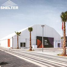 赛尔特厂家现货定制展销展会活动篷房建筑大跨度多拱形铝合金篷房