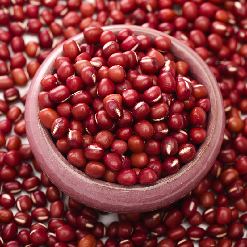 东北珍珠粒红豆现货批发农家自产整箱豆五谷杂粮新豆散装真空包装