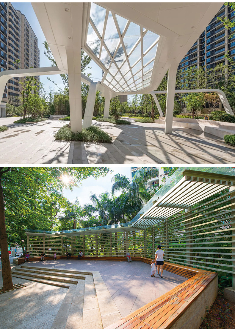 廊架不锈钢园林景观 大型户外美陈 异形长廊主题公园钢结构 廊亭