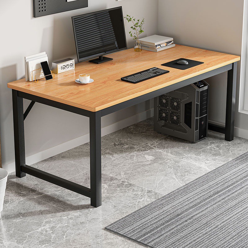 电脑桌办公桌台式办公室工作台出租屋学习写字长条长方形桌子