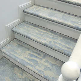 楼梯垫轻奢风专用地毯阶梯式防滑网红铁楼梯踏步垫免胶自粘新中式